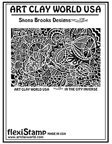 FlexiStamps Texture Sheet Shona Brooks in The City Inverse Design - 1 pc.