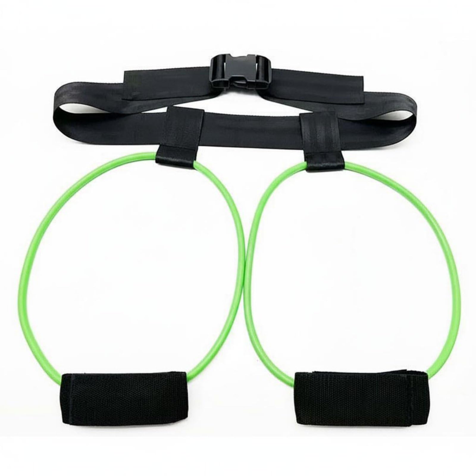 Ojiva® Portable Waist Belt Leg Exercise Band Adjustable Fit Leg Training Straps with Ankle Cuffs Sturdy Design Hip Resistance Exercise Band Padded Comfort for Women Beginners Home Workouts Gym Travel-image-23