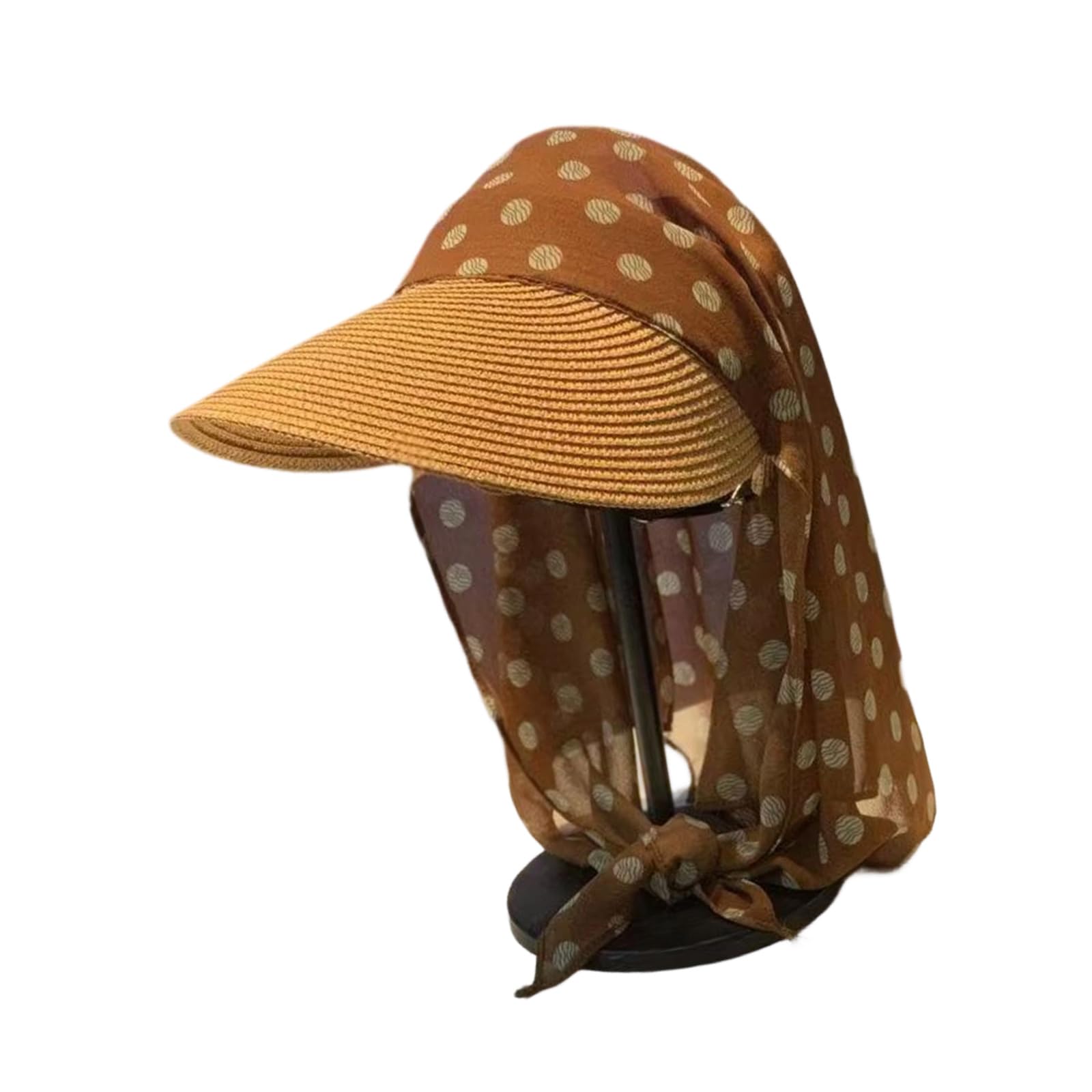 Elegante sombrero de paja para bufanda, cómodo al aire libre, viajes, fotografía, playa, vacaciones, bufanda