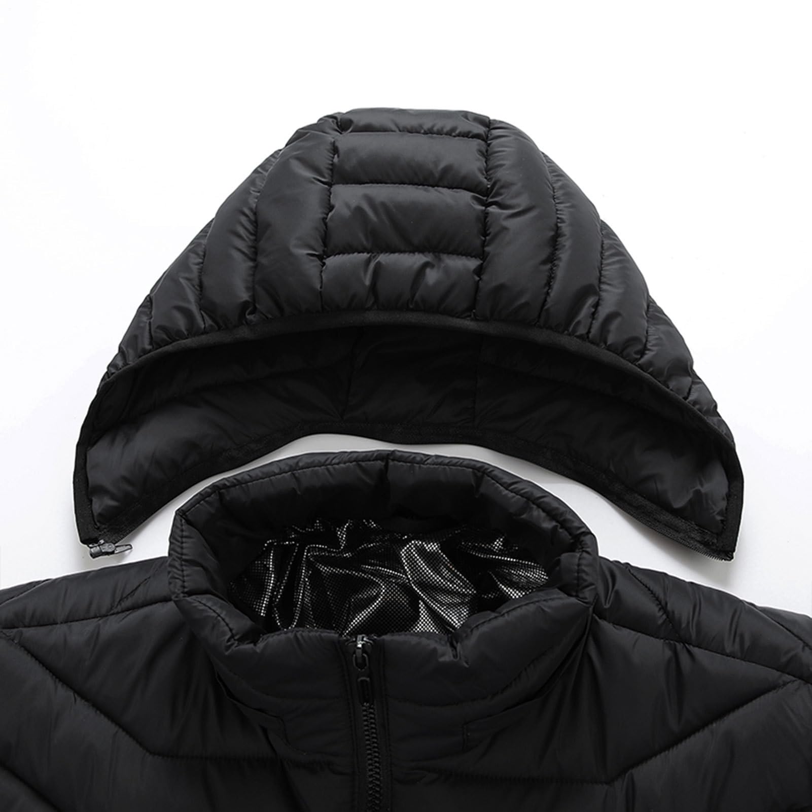 Chaqueta calefactable, abrigo térmico de invierno con carga USB, chaquetas cálidas | Chaqueta calentada USB de 3 velocidades Chaquetas de esquí para hombre para escalada, senderismo, camping