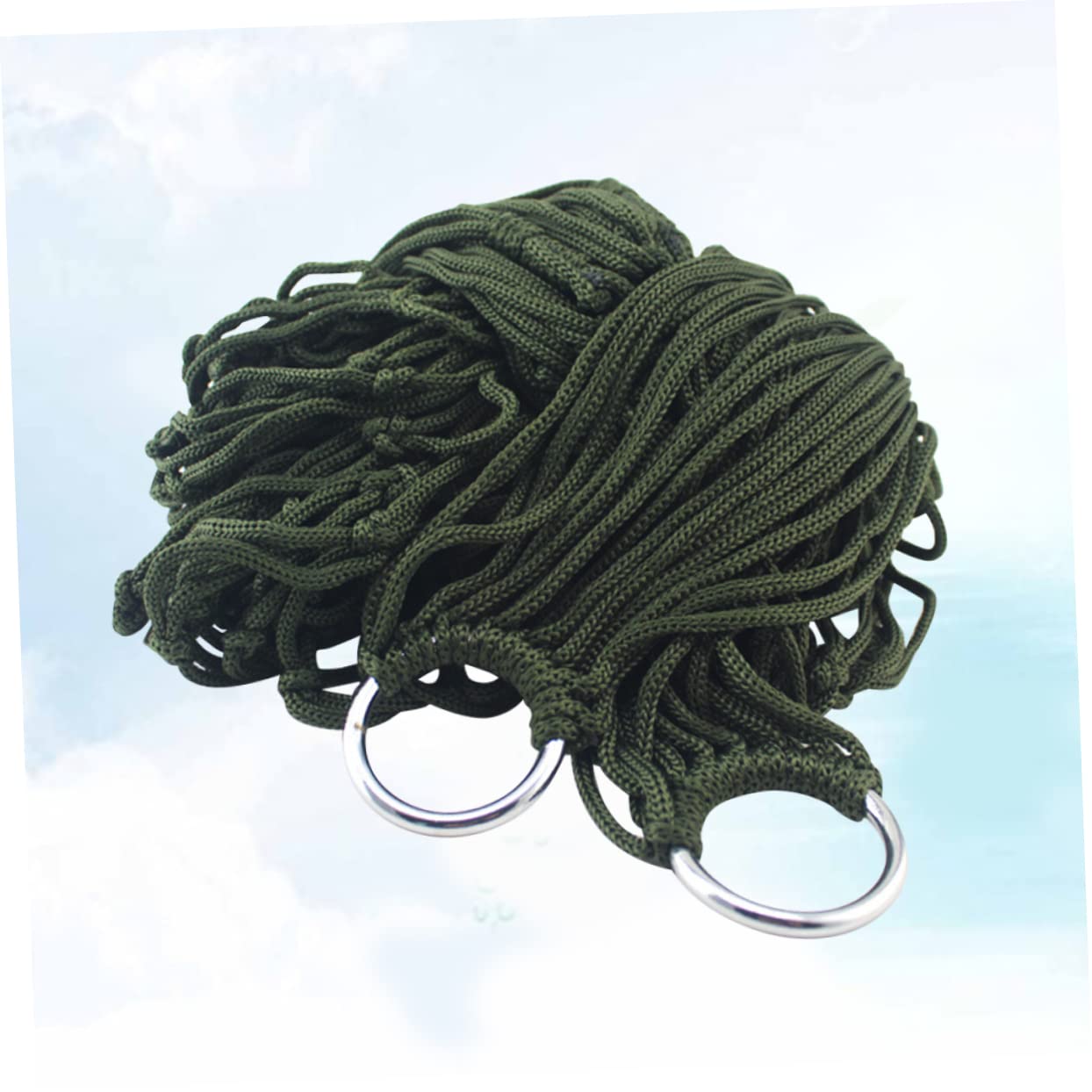 BESPORTBLE 4pezzi Hammock Portatile Nylon Resistente Letto Sospeso per attività Outdoor per Campeggio Escursionismo e Relax Giardino