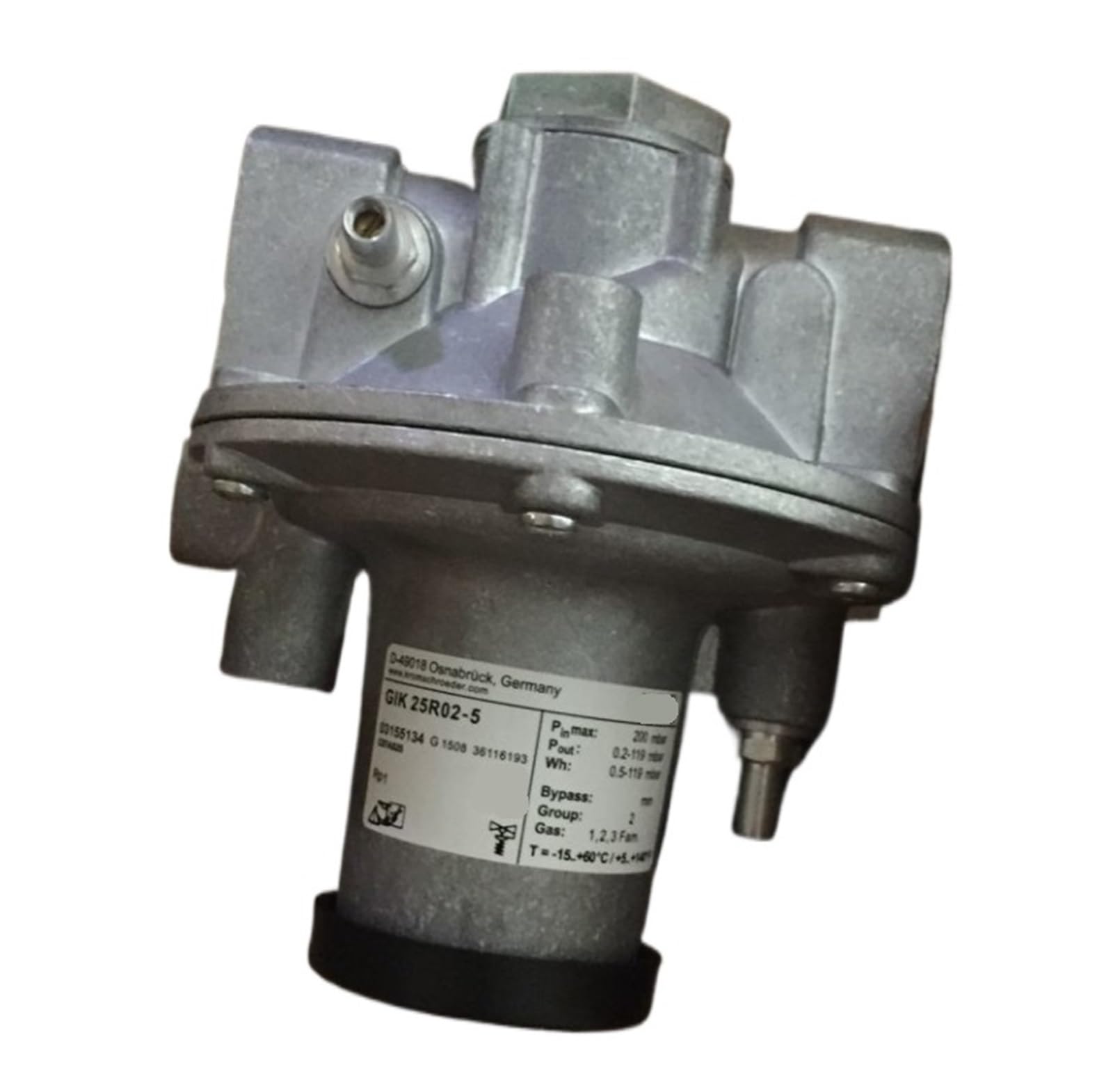 Vanne proportionnelle GIK20R02-5 DN20 pour régulateur de gaz industriel