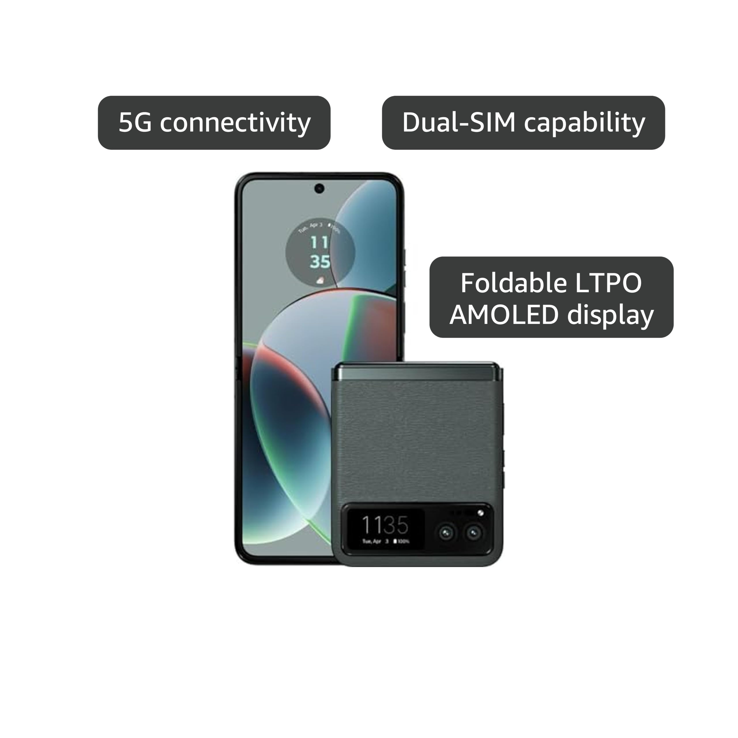 Amazon.com: Motorola Razr 40 Dual-Sim 256GB ROM + 8GB RAM (GSM