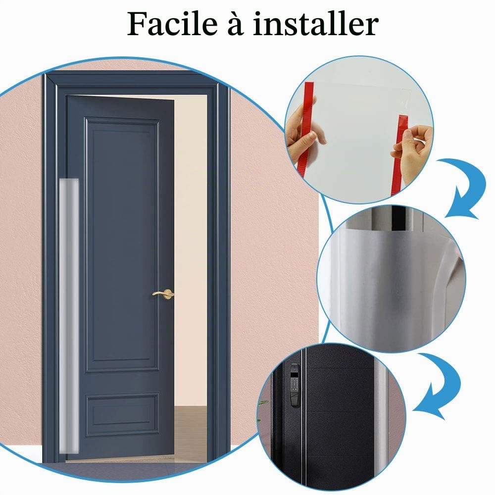 2PCS Anti Pincement Protection Doigt Protège-Pincement de Porte Anti Pince Porte Protection Anti-Pincement Protège-Charnière de Porte pour Enfants Maison École Maternelle, 120 * 70 CM