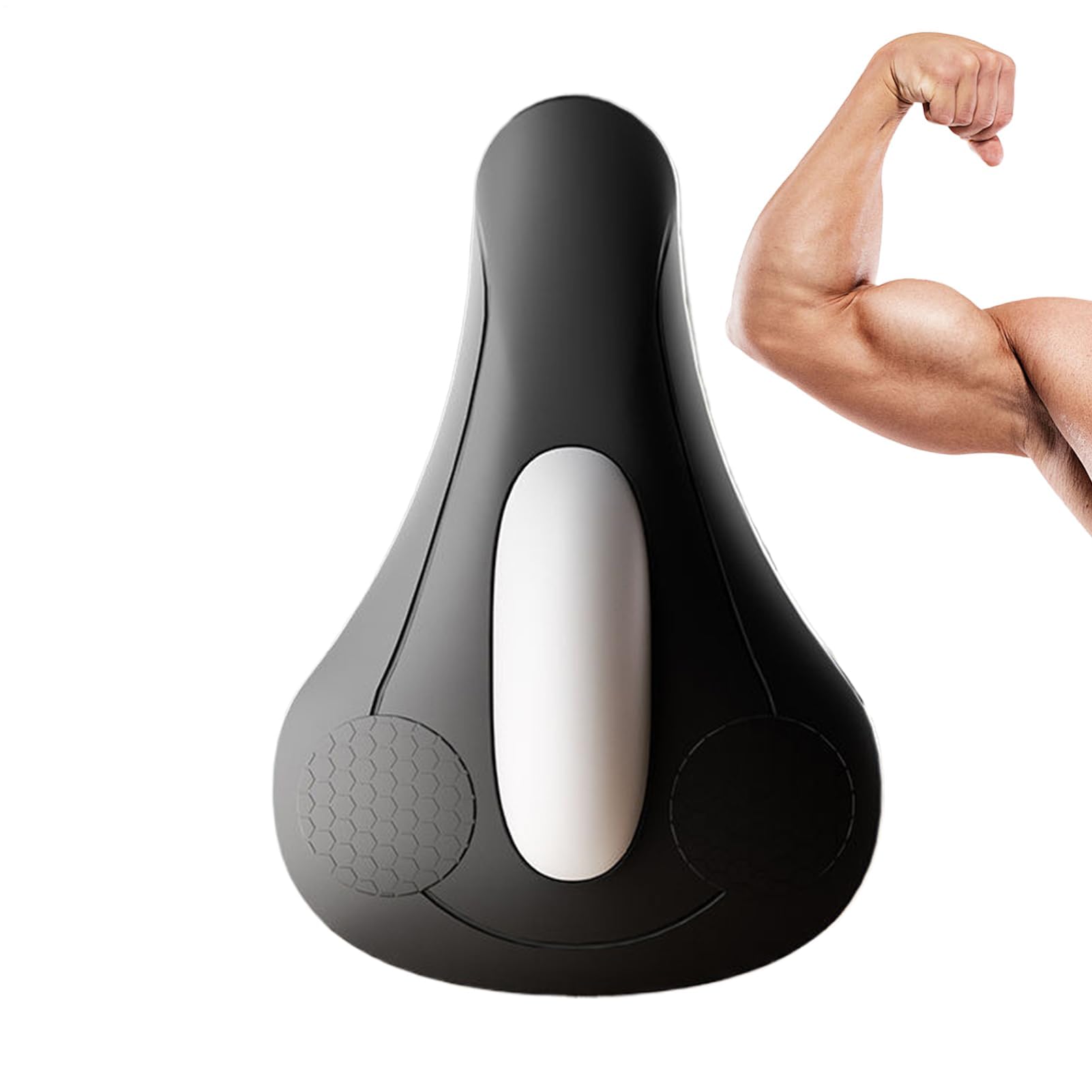 Pelvic Floor Muscle Trainer for Men, USB-C Rechargeable, 4 Modes Quiet Portable Pelvic Muscle Strengthener for Home Gym Office Travel Yoga (Grey)
