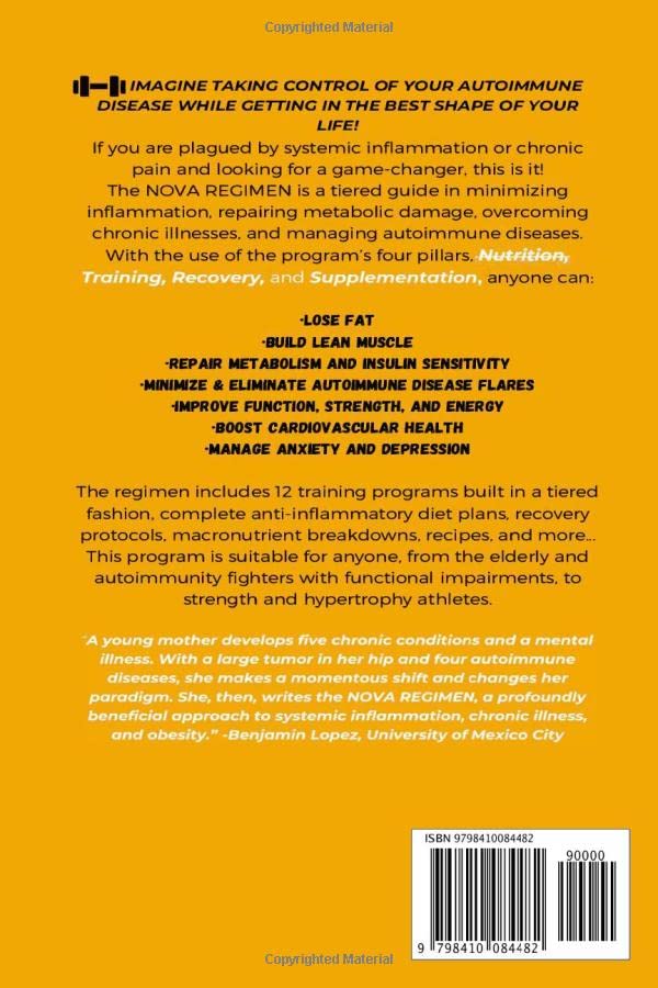 Miniatura 2 de The NOVA Regimen A Guide to Losing Fat and Building Muscle with Autoimmune Disease