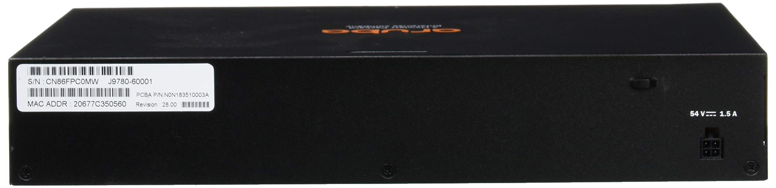 HP J9780A Netzwerk-Switch, 16.000 Eingänge, 5,6 GB/s, PoE+, 76,7 W