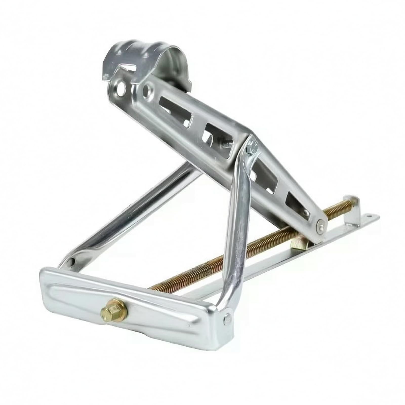 Piedino Stabilizzatore per Rimorchio con Manovella Supporto per Roulotte con Base Ampia per Terreni Diversi in Campeggio