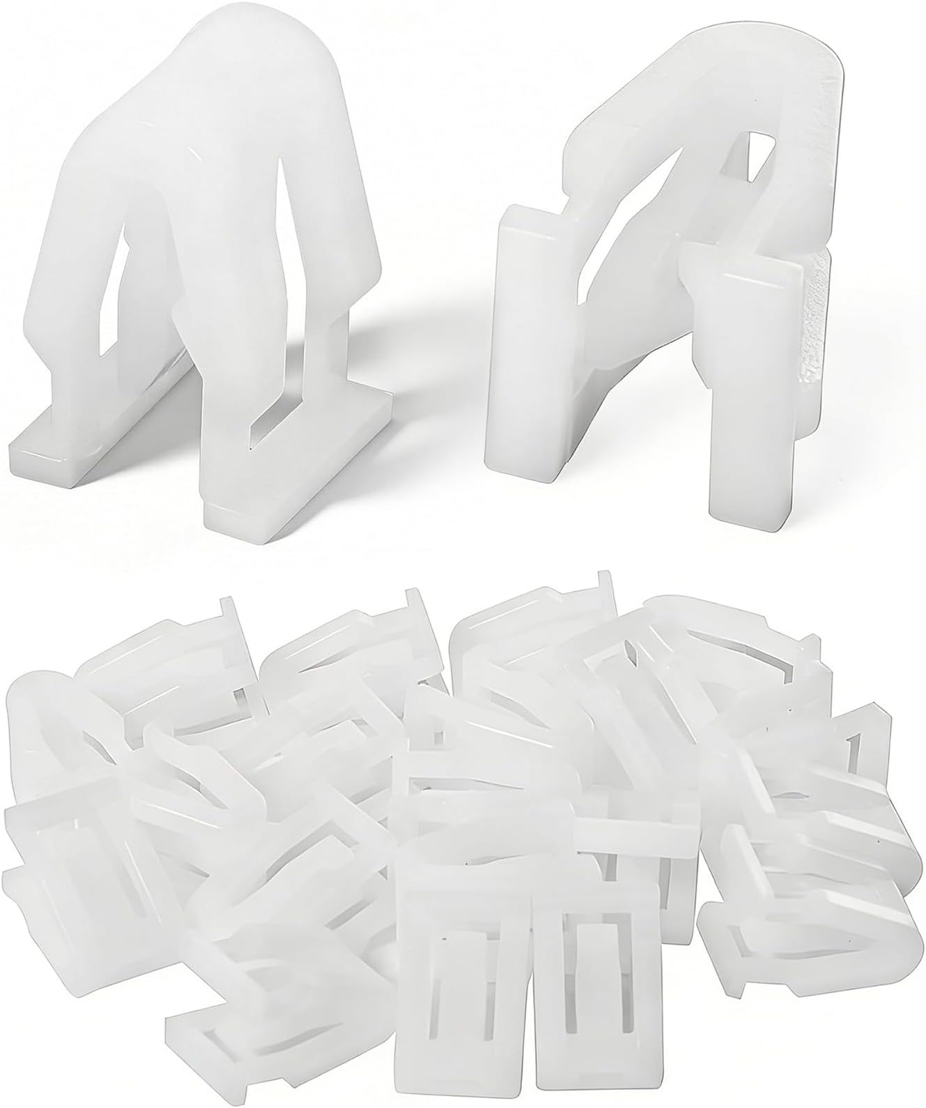 20 PCS Universal Car Fastener Clips, Dash Retainer Clips, Small Plastic Automotive Dashboard Trim Clip, Auto Accessories Car Parts Trim Panel & Dash Console Clips for Most Vehicles