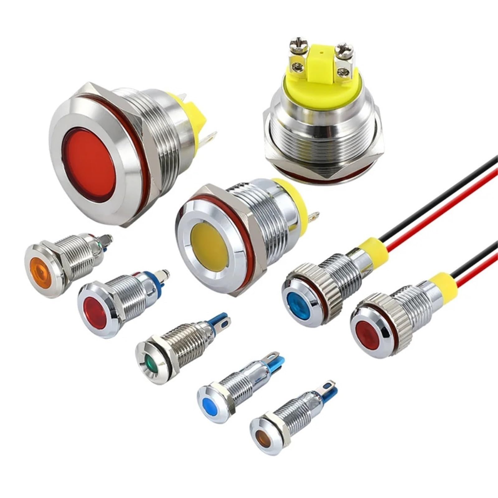 Testigo luminoso 10mm blanco para evitar fallos de conexión por vibración 2