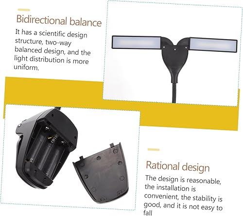Miniatura 6 de Uonlytech Lámpara de escritorio LED inteligente, lámpara de mesa táctil, luz de lectura portátil, lámpara de mesa de batería, lámpara de mesa de