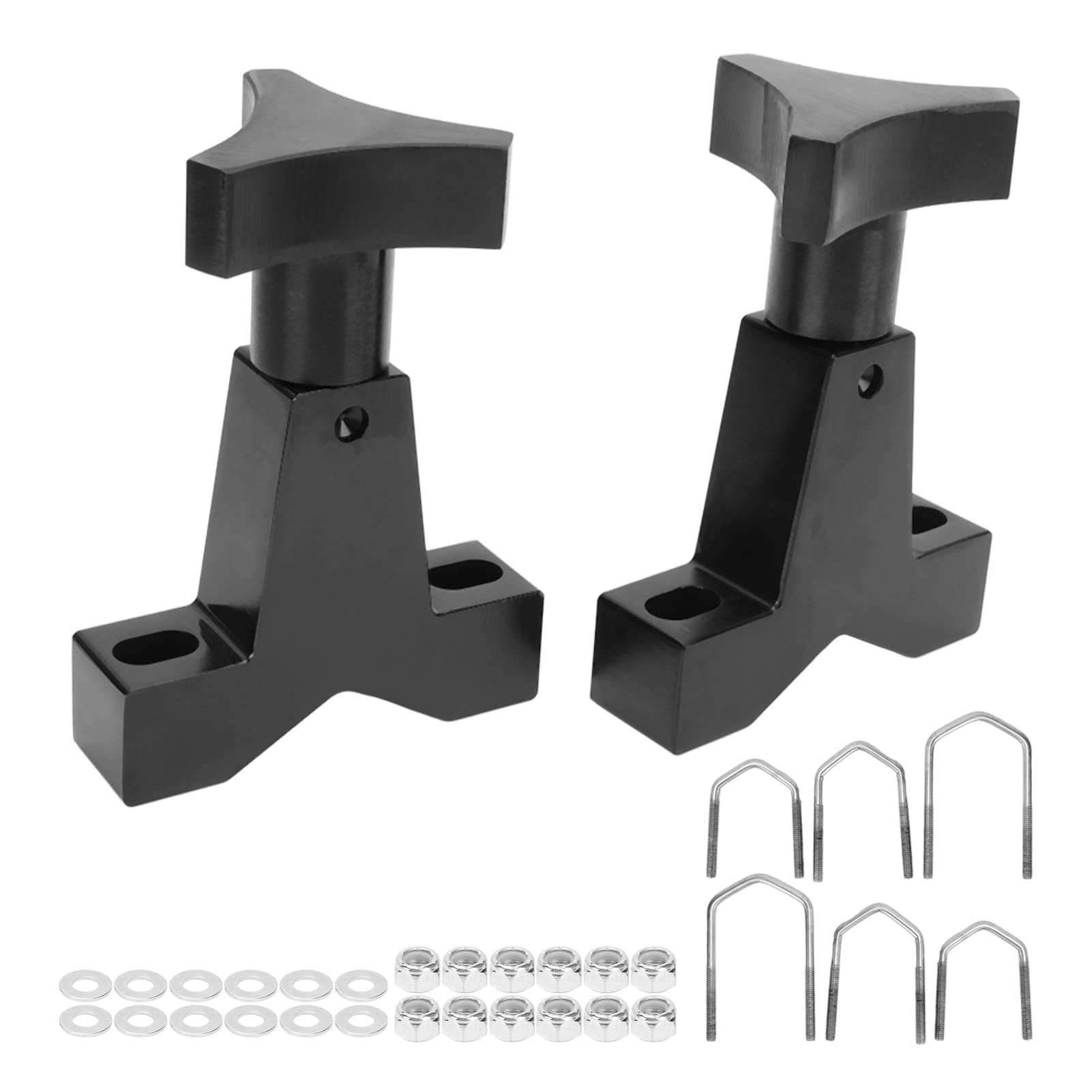 Support de Cric Hi Lift, Support de Cric à Haute Levée en Acier allié, Accessoires de Cric Hi Lift avec Accessoires de Montage pour Tubes Ronds Carrés de 1 à 2,5 Pouces