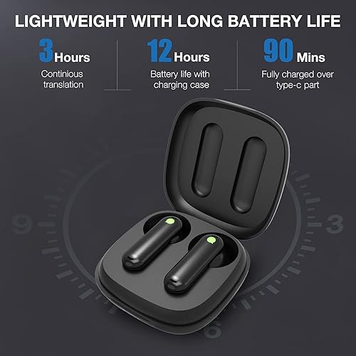 Miniatura 6 de Timekettle WT2 EdgeW3 - Dispositivo traductor de traducción simultánea, dispositivo de traductor de idiomas con 40 idiomas y 93 Accent en línea,