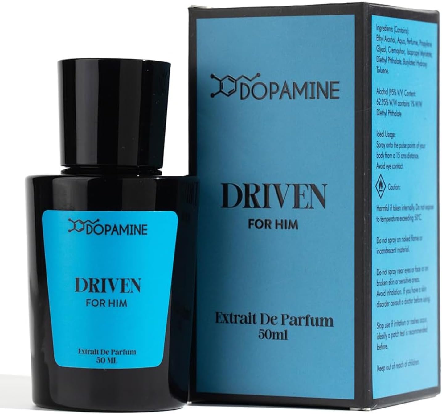 Dopamine Driven Perfume for Men Long-Lasting Smell | Premium Luxury Eau de Parfum for man - Fresh Woody Scent - (50ml)