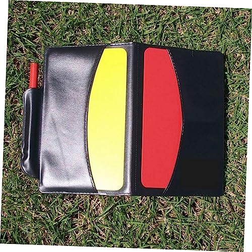 Set de árbitro con silbato metálico y tarjetas rojo y amarillo miniatura 5