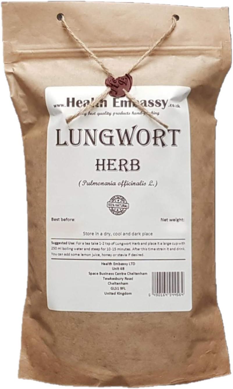 Health Embassy Lungwort Herb (Pulmonaria officinalis L.) (100g)