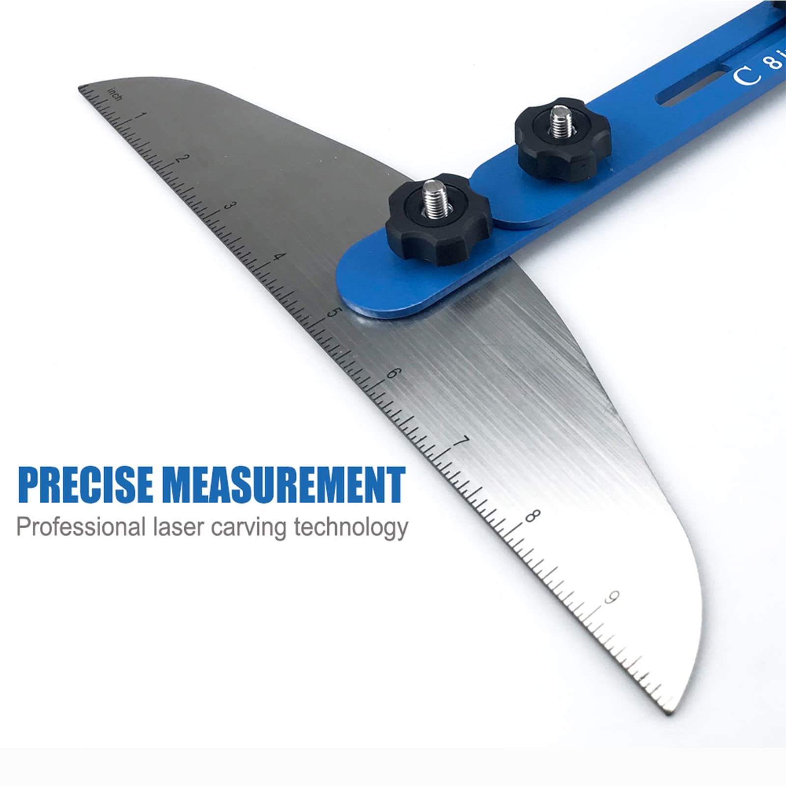Stainless Steel Stair Tread Template Tool Adjustable 8" To 56 - View #10