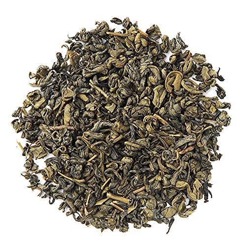 Image of Positively Tea, Organic Pinhead Gunpowder Green Tea, Loose Leaf, 4 Ounce