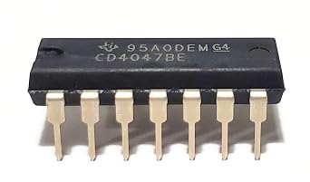 CD4047BE CD4047B CD4047 CMOS Low-Power Monostable/Astable Multivibrator Breadboard-Friendly IC DIP-14 Pack of 10