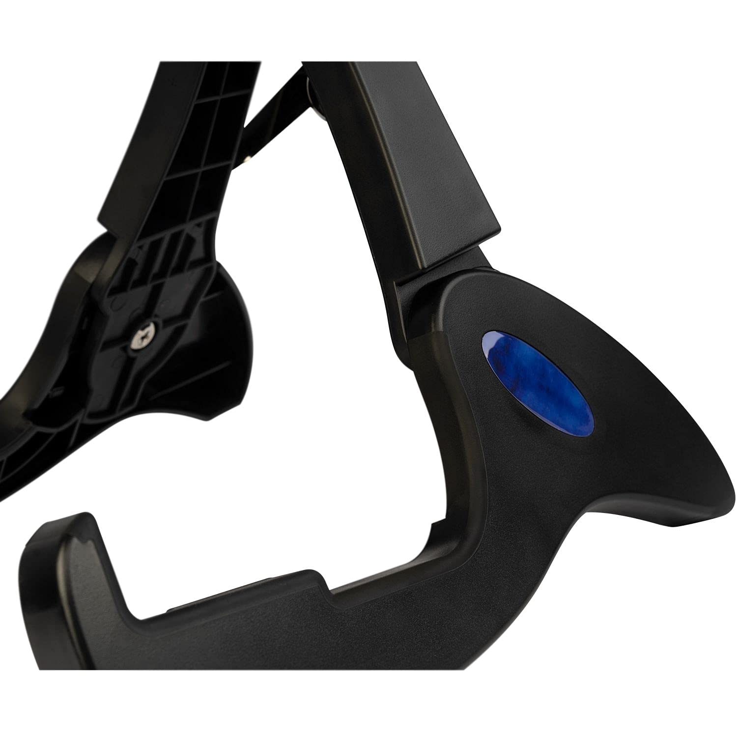 Guitto GGS01B - Soporte plegable universal para guitarra eléctrica, acústica y bajo eléctrico.