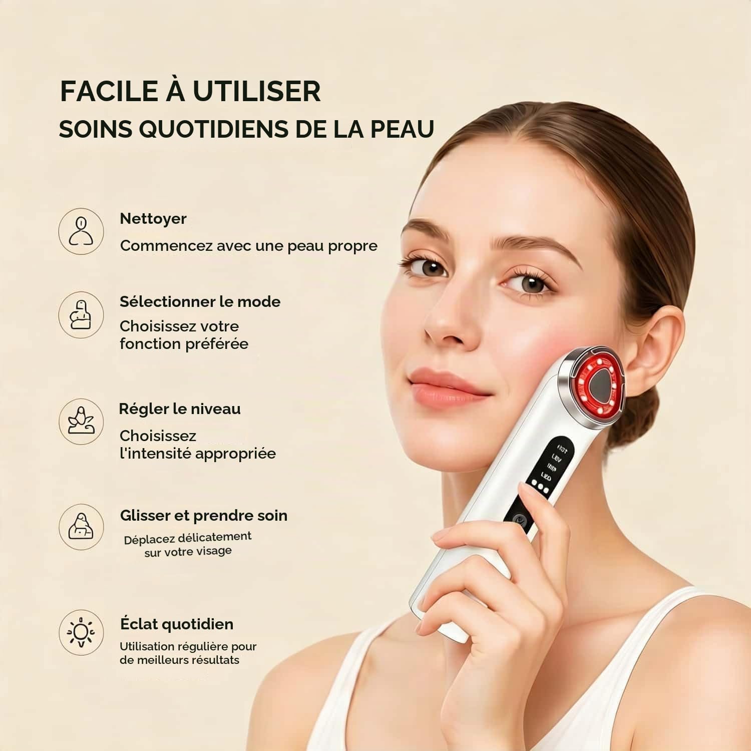 Appareil Anti-Rides Visage