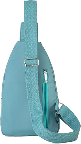 Miniatura 61 de EVANCARY Bolso bandolera pequeño para mujeres y hombres, mochila bandolera para viajes, al aire libre, senderismo Gris profundo