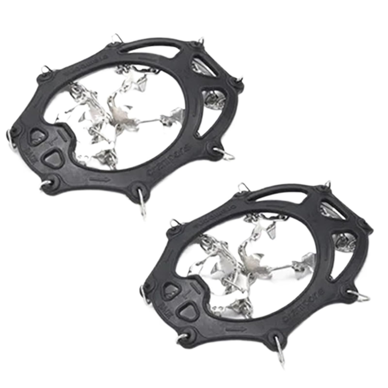 1 paio 19 borchie antiscivolo neve ghiaccio pinza scarpe da arrampicata punte tacchetti soprascarpe ramponi chiodate M/L/XL per Scarpe da Neve, Protezione sicura