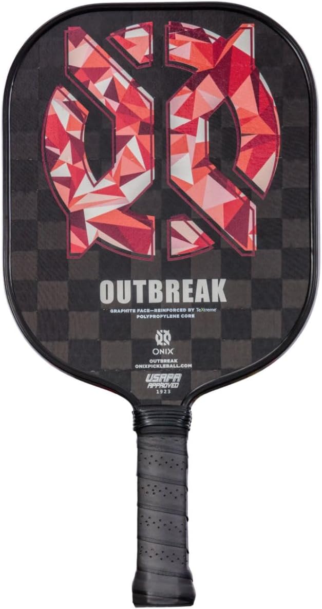 ONIX Outbreak Pickleball Paddle Reinforced by TeXtreme  Technology for Improved Performance and Stronger Play