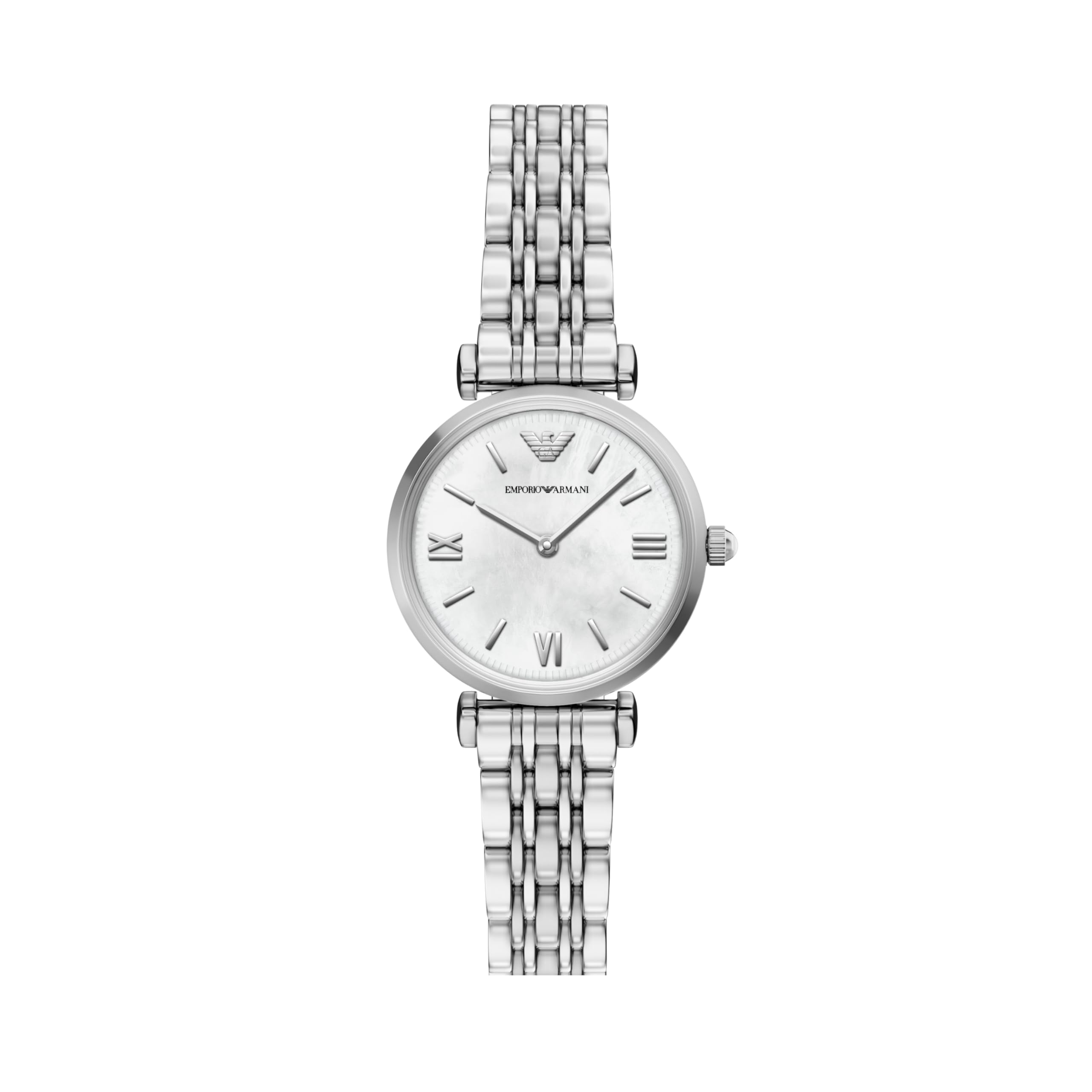 Emporio Armani AR11768 Gianni T-Bar (28mm) White Mother-of- Watch