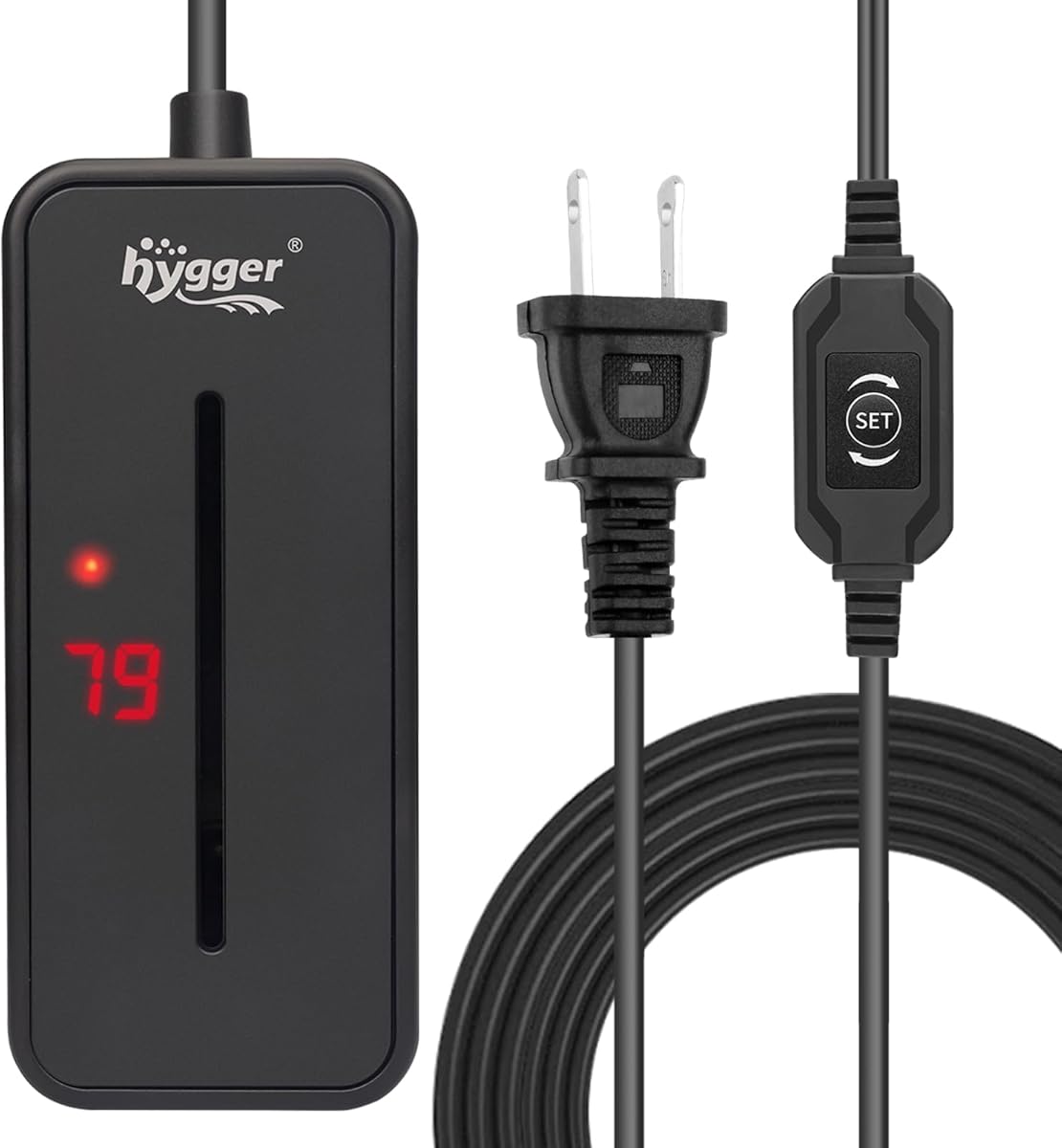 hygger Submersible Fish Tank Heater 15W 1-2.5 Gallon Small Betta Aquarium Heater with LED Digital Display Controller Thermostat for Saltwater Freshwater