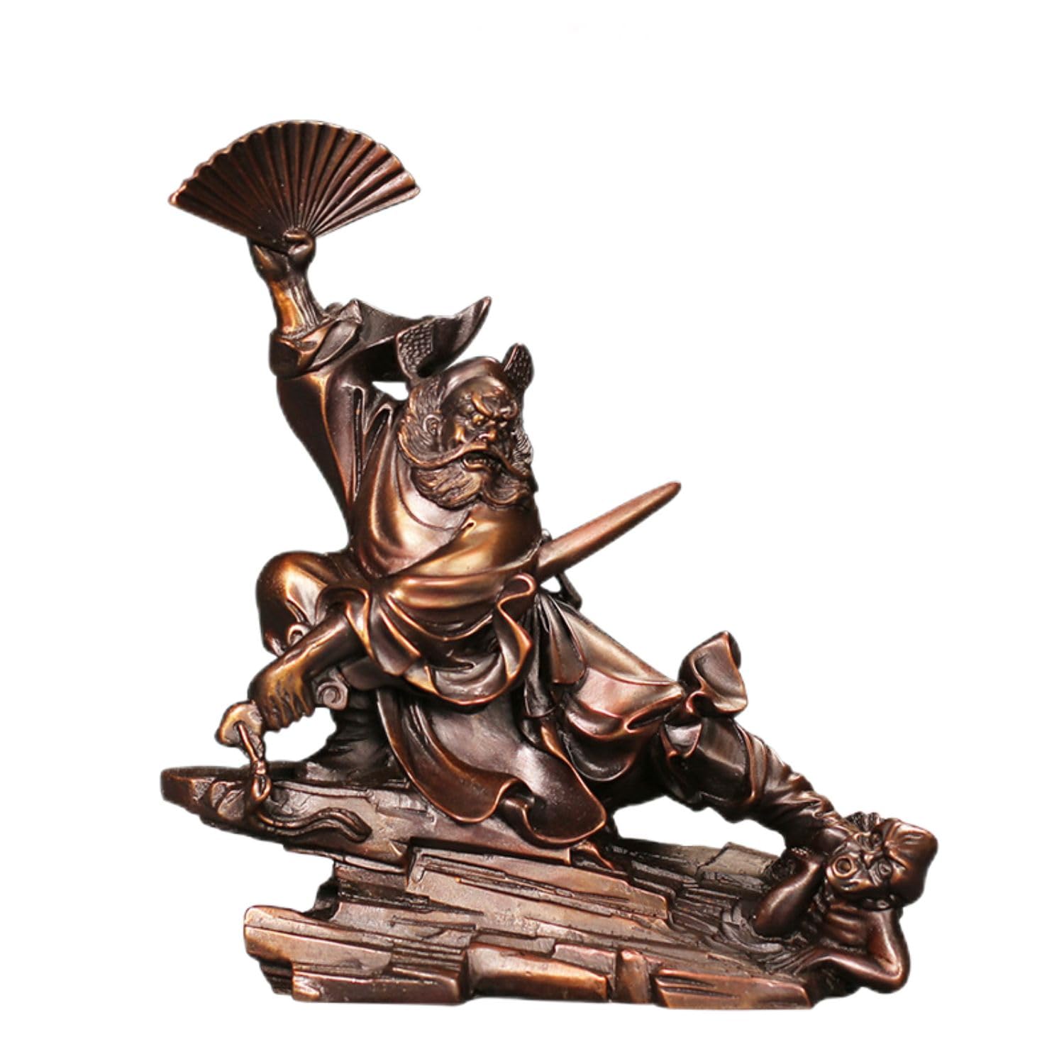 Amazon.com: LL-12801216 FENGSHUI 铜钟馗神像摆件Durable Brass, Feng