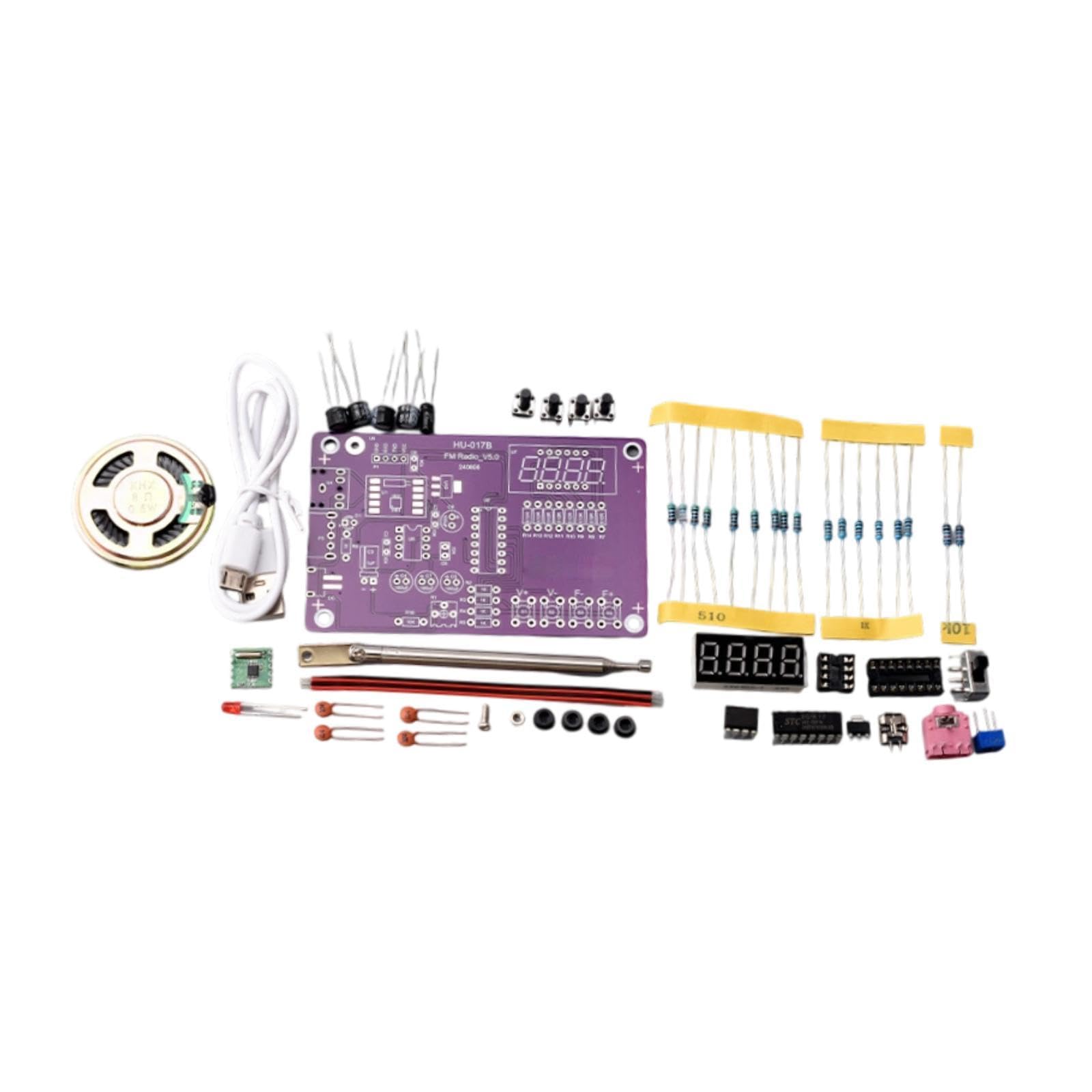 FM Radio Kit Creative Stem Education DIY School Project for Beginners Adults Without |Consumer Electronics | Portable Audio & Headphones | Portable AM/FM Radios-image-37