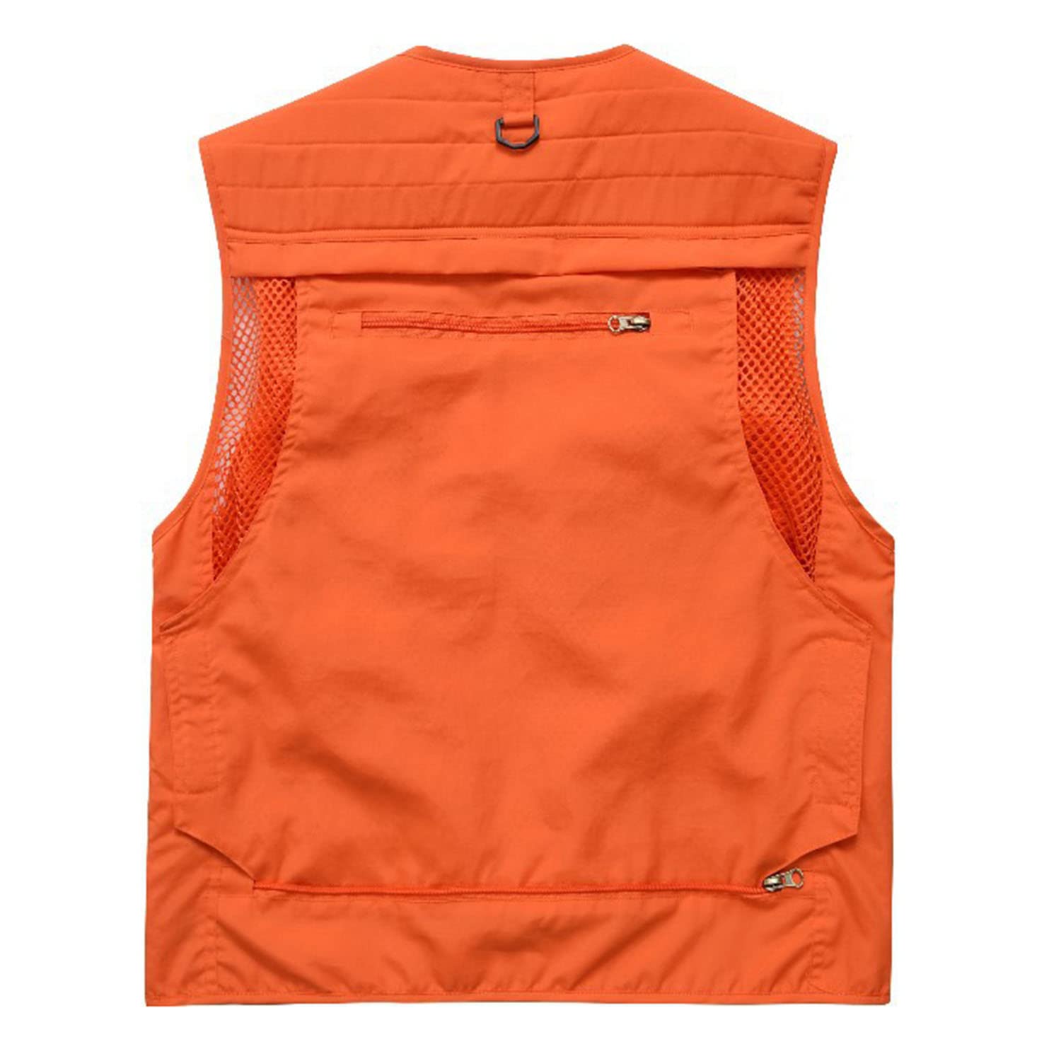 Chaleco Multibolsillo para Hombre Chaleco De Pesca Exterior Chaleco Casual Sin Mangas Chaqueta Transpirable De Secado Rápido para Viajes De Fotografía