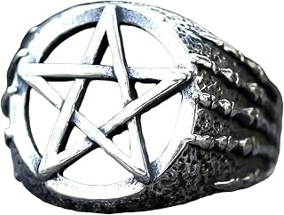 New Men's Rings Five-Pointed Star Ring For Teen Hip Hop Fashion Jewelry Gifts Vintage