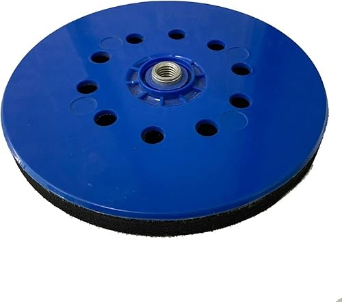 Miniatura 4 de Lijadora para paneles de yeso de 9 pulgadas y 10 agujeros, placa de respaldo de bucle, almohadilla de lijado de pulido, disco de lijado sin polvo,