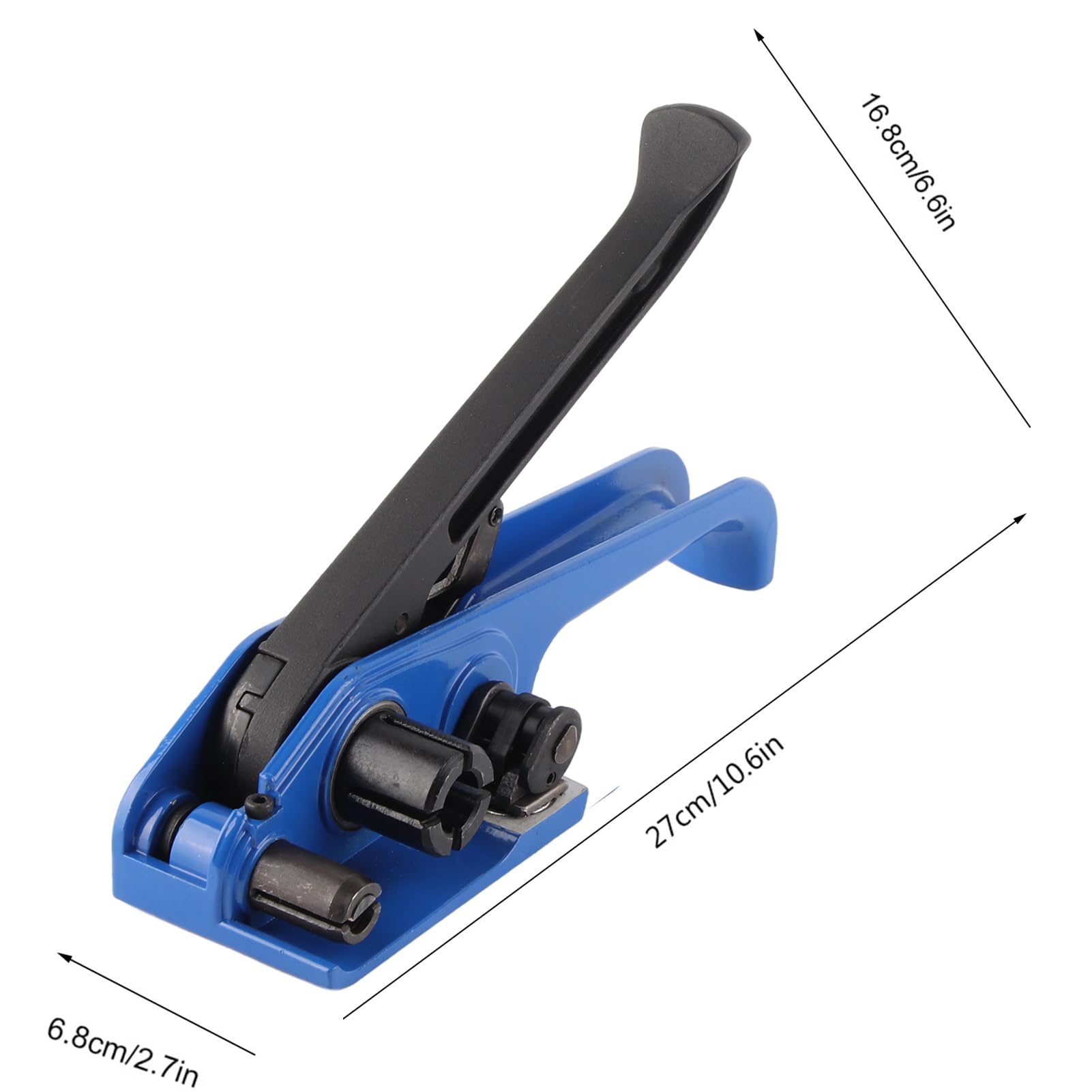 Kit d'outils de cerclage et de scellage en plastique PET - Rouleau lubrifié pour ruban PP ou PET d'une largeur de 16 à 19 mm