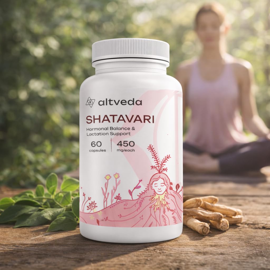 Shatavari Capsules | AYUSH Approved | 60 Vegetarian Capsules | Women's Health Supplement for Hormonal Balance, Reproductive & Fertility Support, Menopause & Lactation Aid | Natural Female Wellness Tonic-image-47