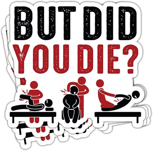 TODOLIA Pegatina divertida de fisioterapeuta PT Asistente de terapia ocupacional Pegatina Terapeuta ocupacional Pegatina Regalo Decoración Gráfico