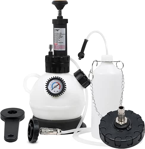 SMOTIVEPRO 2L Manual Brake Bleeder Fluid Pump, One Man Professional