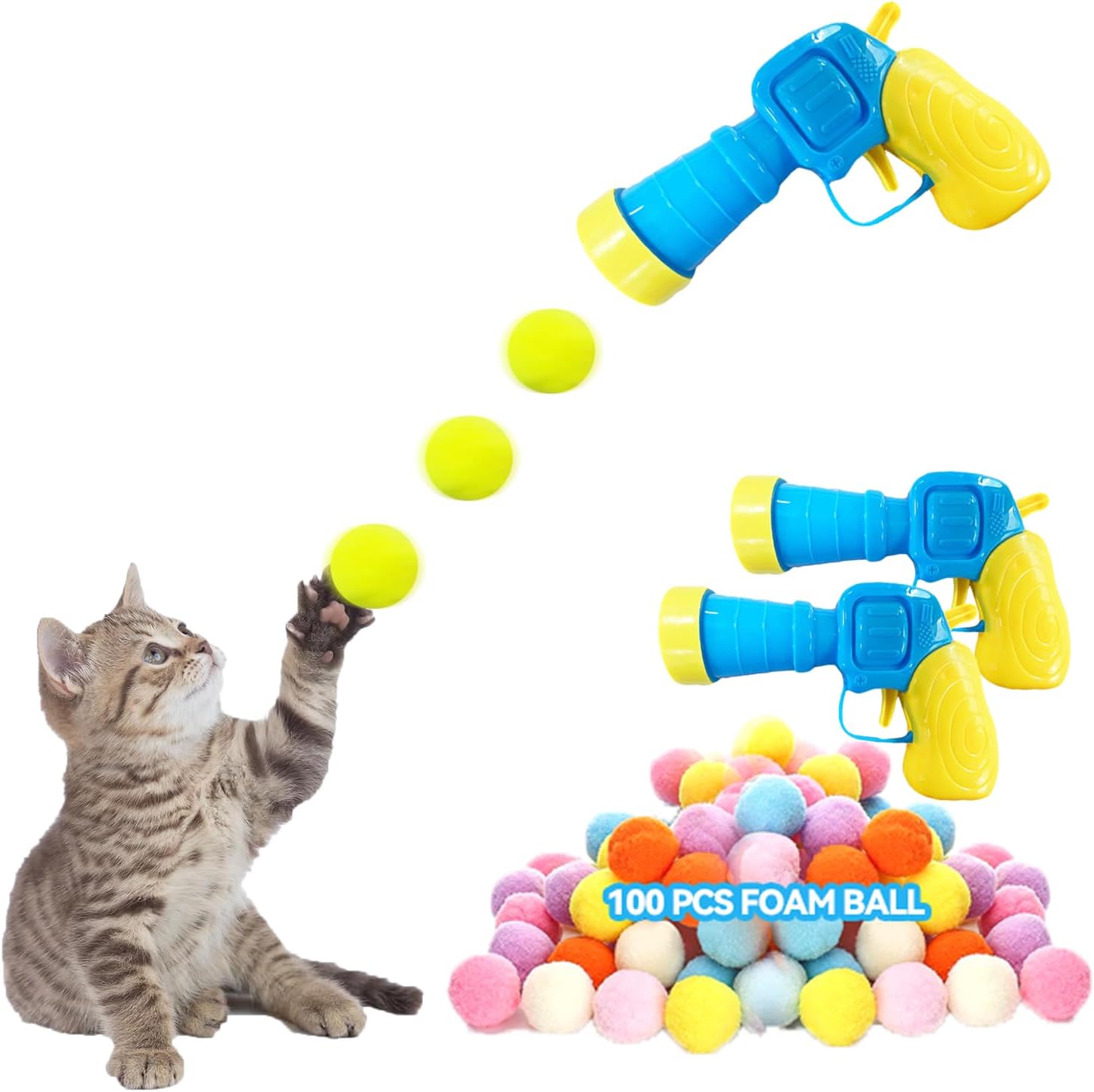 Cat Toys Interactive for Indoor Cats, Kitty Toys Cat Toys