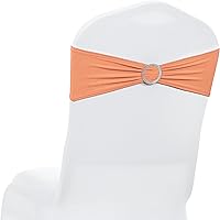 Vista 17 de MDS - Paquete de 250 lazos de elastano para silla, universales, bandas elásticas para silla, lazos con hebilla, lazo deslizante para decoración
