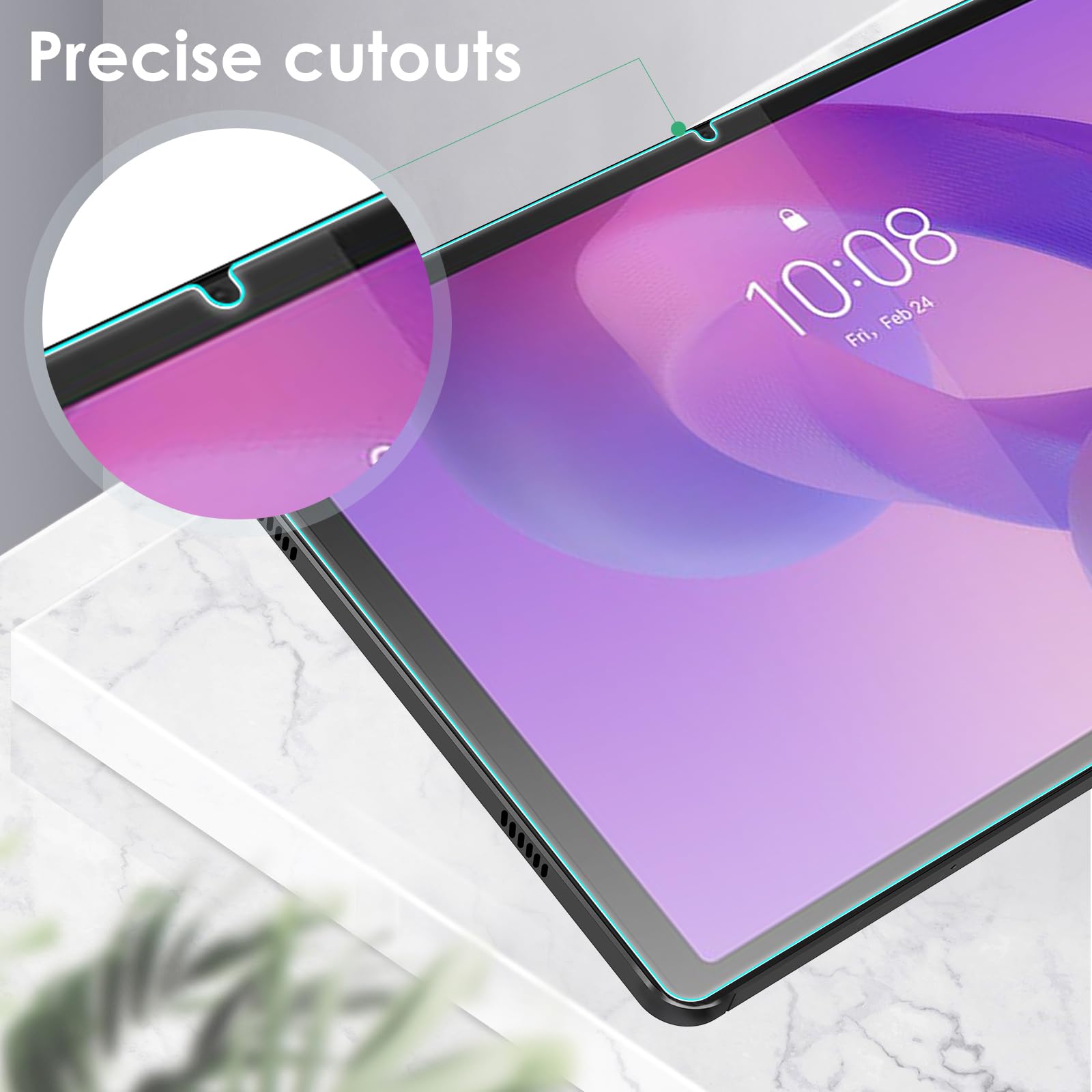 3 Pellicole In Vetro Temperato Per Lenovo Idea Tab Plus 2025 12.1", 9H, Anti-impronta E Anti-graffio, Confezione Con Accessori
