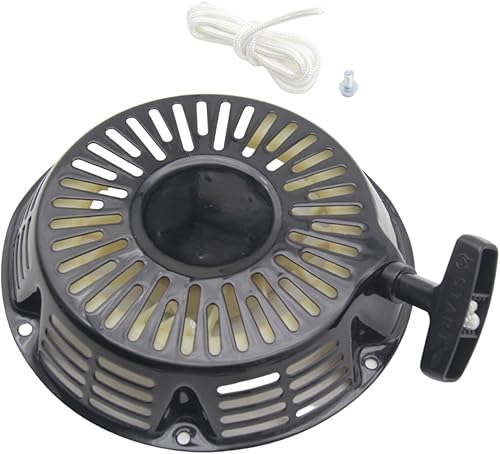 JIUDANI GX390 Arrancador de retroceso con cable de tracción compatible con Honda 11hp 13hp y clones - Negro 28400-ZE3-W01ZA - Compatible con motores