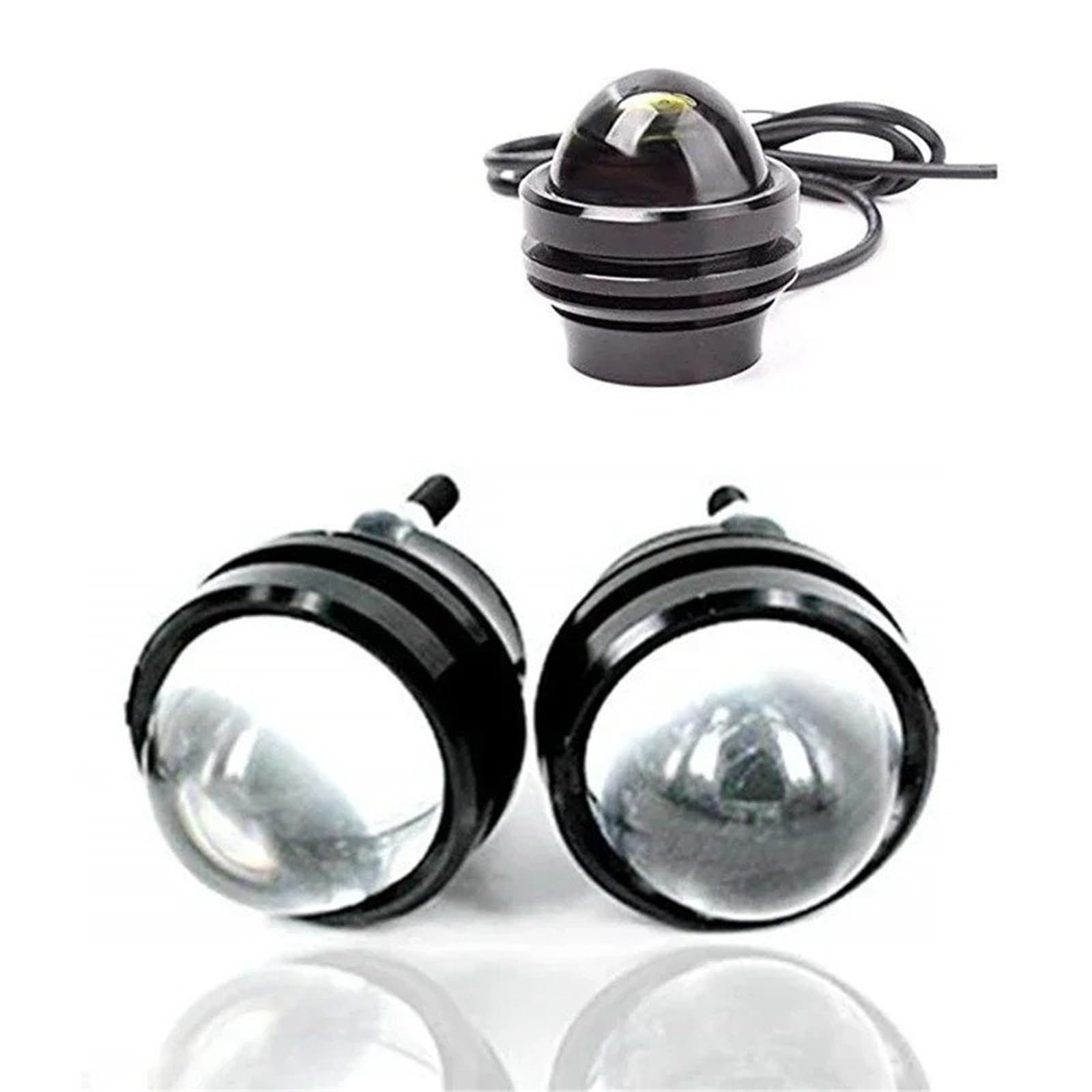 Indicatori Direzione Parcheggio Retromarcia Per Auto DRL Luce Marcia Diurna LED Bianco Blu Giallo Rosso Fendinebbia Automatici 2 Pezzi Eagle Eye Led 12/24 V 15 W