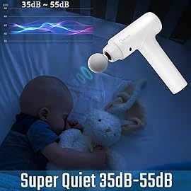 cotsoco Massage Gun Deep Tissue, Muscle Massage Gun Back Massager for Pain Relief, 20 Speeds Handheld Electric Massager Tool with Silent Brushless Motor, Suitable for Gym Office Home Travel