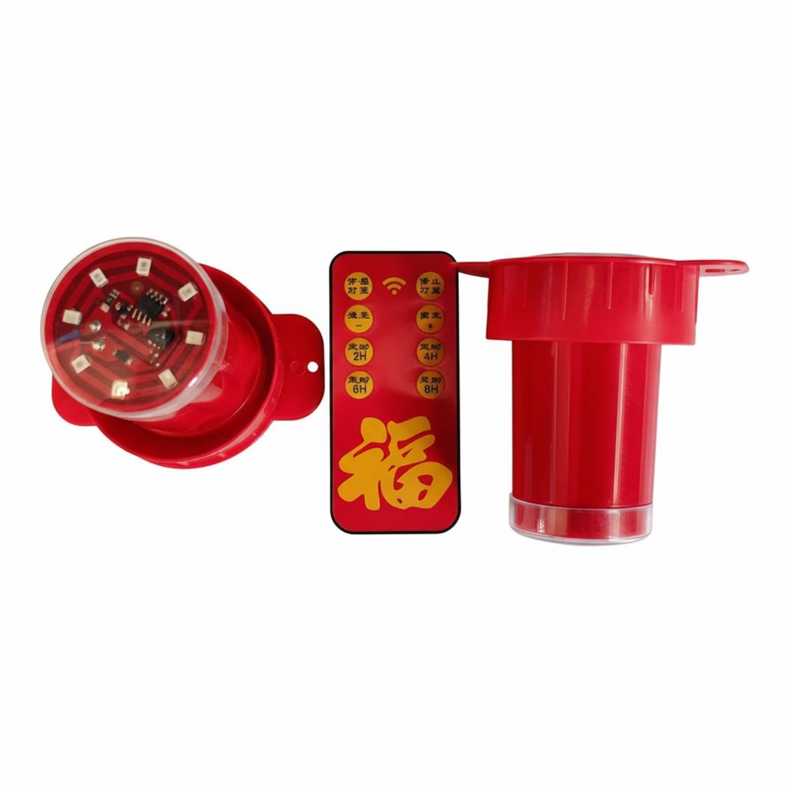 Wholesale Lantern Remote Control Red Light, Plug-in/Battery Powered, Decorative Accessory-image-42