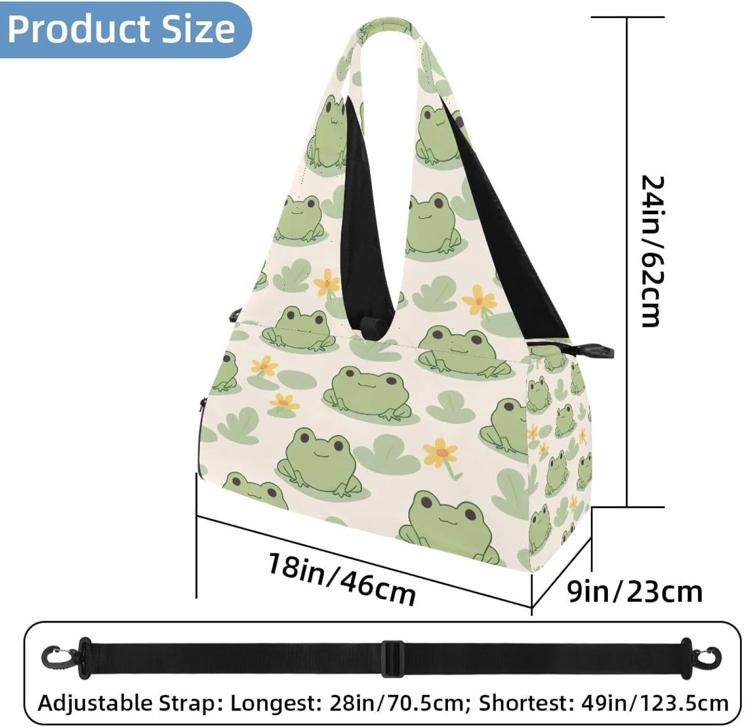 Yoga Mat Bag, Gym Workout Bag with Shoe Compartment, French Bulldogs Pilates Bag for Women, Quick Access Storage Yoga Tote Bag for Sports Travel Office