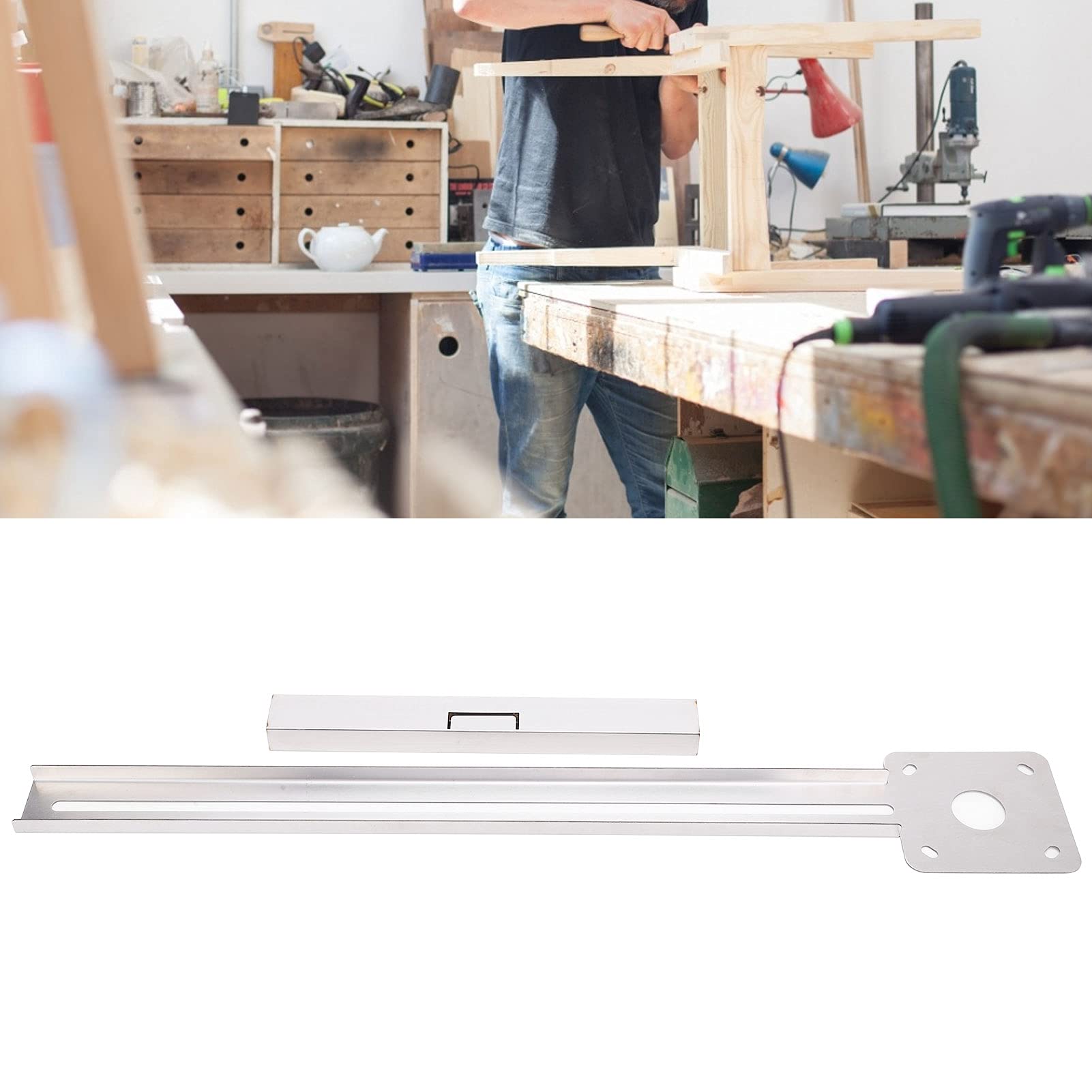 Localizzatore di taglierina professionale per la lavorazione del legno Strumento di posizionamento della macchina per rifilatura in acciaio inossidabile di alta precisione