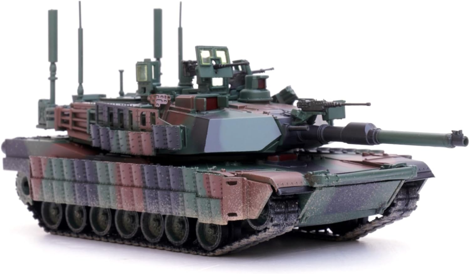 1:72 Alloy US M1A2 TUSK II Abrams Main Battle Tank Model Vehicle Car Collection for Kids Adult Collector