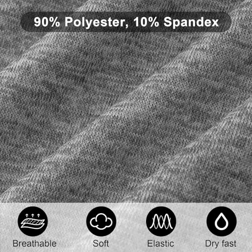 Poroka 6 Pack Girls Athletic Shirts Short Sleeve T-Shirts Crew Neck Dry-Fit Shirts Activewear Tees Tops Casual Shirt2